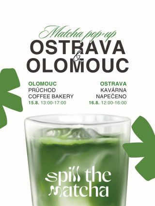 Spill the matcha poprvé v Ostravě a Olomouci!?🍵🥹 Zastavte se za námi do @kavarna_napeceno a @pruchod_coffee_bakery na...